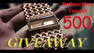GIVEAWAY #1: Grealy Rose Gold Ladies Watch | Join the Giveaway ???
