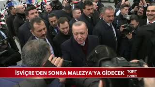 Cumhurbaşkanı Erdoğan Cenevre'de