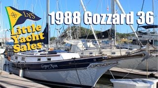 SOLD!!! 1988 Gozzard 36 Sailboat for sale at Little Yacht Sales, Kemah Texas