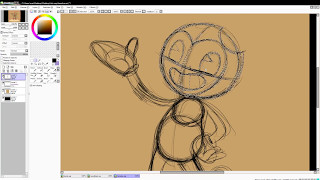 Bendy and the Ink Machine Speedpaint (Music by JT Machinima)