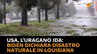 #USA, L’uragano #Ida: #Biden dichiara disastro naturale in #Louisiana