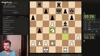 Magnus Carlsen streaming the Lichess Titled Arena 2019/September/07 [norwegian]