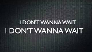 Julian Camarena - I Don't Wanna Wait [Lyric video]