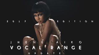 Jhené Aiko 's Vocal Range B2-F5-E6 | Update: 2017 Edition