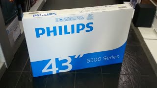 Philips tv 43PUS6503/12 UNBOXİNG // 2019