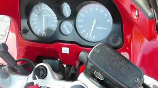 Honda CBR 1000F SC24 engine start