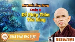 Duy Biểu ứng Dụng: 11. Để Pháp Thân Tỏa Sáng - Thầy Thích Nhất Hạnh
