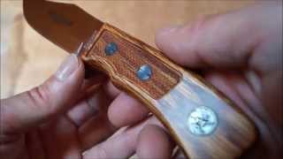 Unboxing: handsome beauteous sheath-knife Winchester Mini-Bowie kleines Bowie-Messer made in USA
