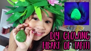DIY Moana Heart of Tafiti | DIY Glowing Heart of Te Fiti | Moana DIY Tutorial | Polymer Clay Te Fiti