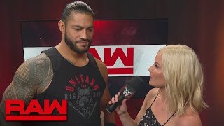 Roman Reigns on why Bobby Lashley's skills are useless in his "yard": Raw, July 9, 2018