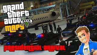GTA 5 Map Editor Maps - President Arrival At LS Airport | GTA 5 Custom Maps, Map Editor Mod for PC