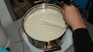 Приготовления сыра Фета от момента разрезания калье. Мастер-класс от Каманиной Марины.