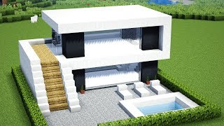 СТАРТОВЫЙ ДОМ ХАЙ-ТЕК В MINECRAFT