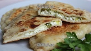 Гутабы   азербайджанские пироги с творогом и зеленью