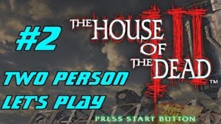 Let's Play House Of The Dead III 3 Co-op w/ LJ part 2 - Lab Tentacle Action (Gameplay Walkthrough)