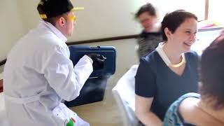 Химическое научное шоу для детей на детский праздник день рождения ребенка в Москве