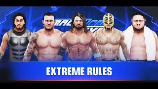AJ Styles vs. Rey Mysterio vs. Mustafa Ali vs. Randy Orton vs. Samoa Joe-WWE-2K19-Gameplay