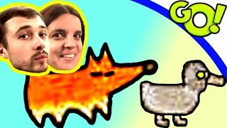 БолтушкА и ПРоХоДиМеЦ ловят УТОК! #492 ИГРА для ДЕТЕЙ - Catch a Duck