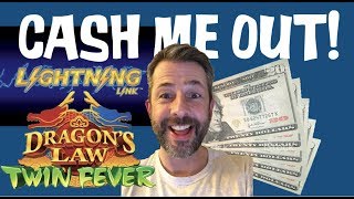 CASH ME OUT! ✧ 5 SLOT MACHINES $20 EACH ✧ LIGHTNING LINK ✧ DRAGONS LAW TWIN FEVER