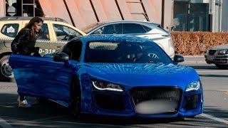 ТАКСИСТ на AUDI R8 | Picking Up Uber Riders in a AUDI R8