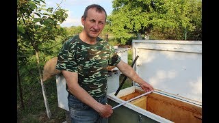 Украинский улей | Обзор лежака на узко-высокую рамку