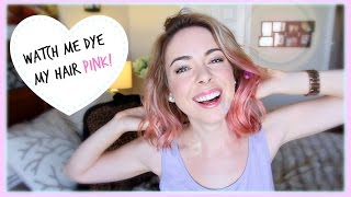 ♡ Watch Me Dye My Hair Pink!
