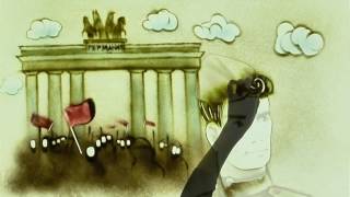 9 мая. День победы нарисованный песком. Песочное шоу.