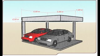 Balanço 5m nos 2 eixos - Solução - Eng Estrutural