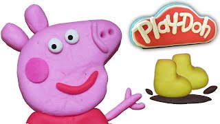 ✅ Play Doh Style, Peppa Pig and Muddy Puddles!