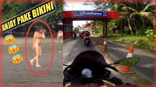 Sunmori Ke Pantai Batu Karas Liatin Bule Pake Bikini