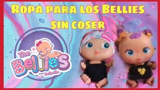 Hacemos ropa para Los Bellies sin coser fácil tutorial DIY