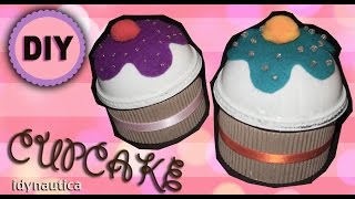 DIY: CAJA CUPCAKE REGALO ""SORPRESA"" ((( Especial para HERMANA)))