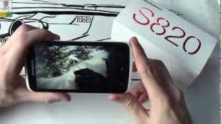 Обзор смартфона Lenovo S820