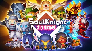 Soul knight 2.0 update (part 2) Trying out Skins!!!!
