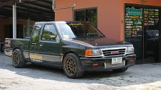 ISUZU TFR ฉบับดั้งเดิมล้อขอบ 17 นิ้ว เครื่องไดเร็ค ตรงยุค 90 จากพี่ฟู สติ๊กเกอร์ : รถซิ่งไทยแลนด์