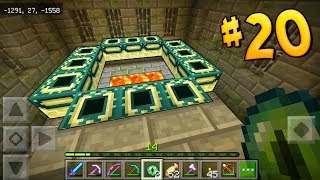 МАЙНКРАФТ ВЫЖИВАНИЕ НА ТЕЛЕФОНЕ НА ОСТРОВЕ #20 НАШЕЛ ПОРТАЛ В ЭНД ПЕ 1.9 PE Minecraft Pocket Edition