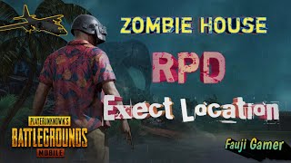RPD House Loaction In PUBG Mobile || Zombie Mode RPD House Location in Map