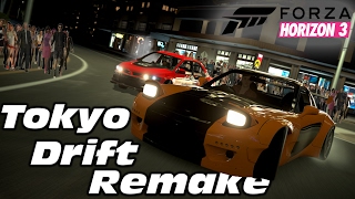 Forza Horizon 3 | Tokyo Drift Recreation (Build & Chase)