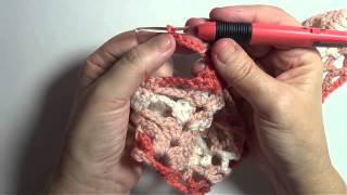 Poncho Salmón   Crochet