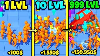 ЭВОЛЮЦИЯ ГРАБЕЖА ЧТОБЫ ТОЛПА СТАЩИЛА ВСЁ ИЗ МАГАЗИНА В ИГРЕ CRAZY SHOPPING!