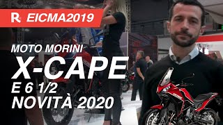 Moto Morini a Eicma 2019 con la Nuova piattaforma 2020: X-Cape e 6 1/2
