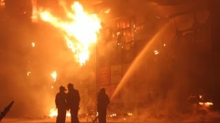 Крупный пожар торгового центра в Иркутске. 22.06.15. Новости сегодня