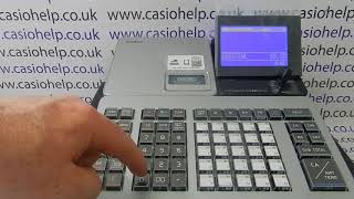 How To Issue Refunds On The Casio SRS500 / PCRT540 / SRS820 Cash Register