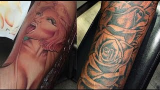 Exclusive! Safaree Covers Up Fourth & Final Nicki Minaj Tattoo