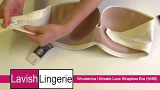 Wonderbra Ultimate Strapless Bra Lace (9469) Ivory/Skin