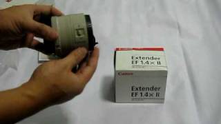 Unboxing Canon EF Extender 2x II vs Extender 1.4x II - Comparison