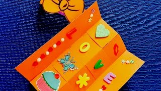 DIY. Открытка с сюрпризом и секретом На День Святого Валентина. Как сделать Валентинку ..