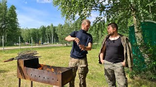 Yoll's стрим с шашлыком на аэродроме