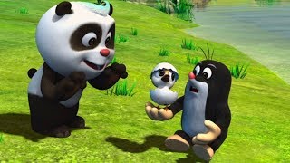 Кротик и Панда - Подкидыш   - серия 46- развивающий мультфильм для детей