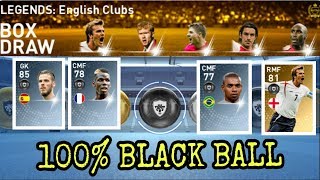 LEGENDS: English Clubs BOX DRAW BLACK BALL TRICK | PES 2019 MOBILE